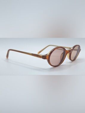 Simply Basics Brown Oval Sunglasses Frames Only